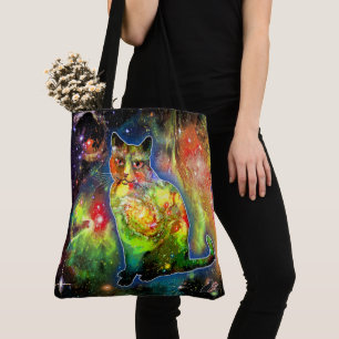Tote Bag Chat cosmique Omicron