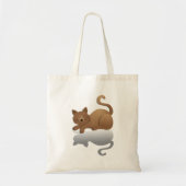 Tote Bag Chat couché (Devant)