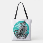 Tote Bag Chat crâne sucre (Dos)