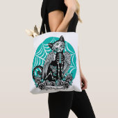 Tote Bag Chat crâne sucre (De près)