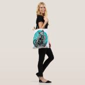 Tote Bag Chat crâne sucre (Sur le modèle)