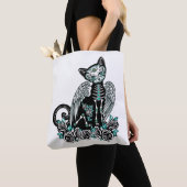 Tote Bag Chat crâne sucre (De près)