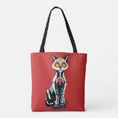 Tote Bag Chat crâne sucre (Dos)