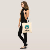 Tote Bag Chat dans la chose Casquette une chose deux - Chos (Devant (modèle))