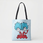Tote Bag Chat dans le Casquette Chose Un & Chose Deux (Devant)