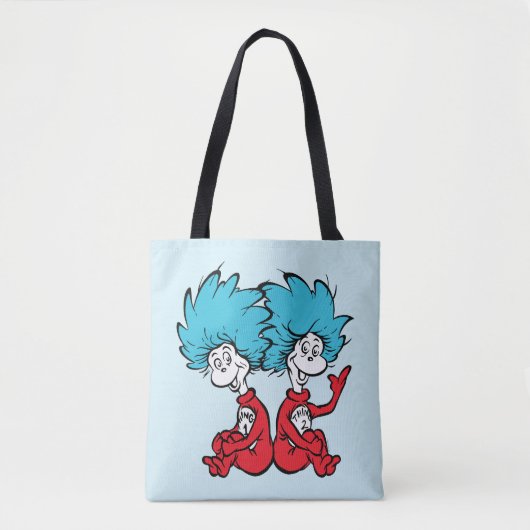 Tote Bag Chat dans le Casquette Chose Un & Chose Deux (Devant)