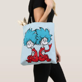 Tote Bag Chat dans le Casquette Chose Un & Chose Deux (De près)