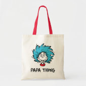 Tote Bag Chat dans le Casquette | Chose Une Deux - Papa Thi (Devant)