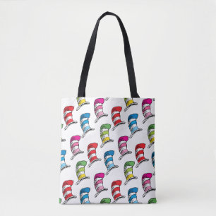Tote Bag Chat Dans Le Casquette Colorful Casquette Motif