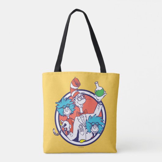 Tote Bag Chat dans le Casquette & Lab Tech One Lab Tech Two (Dos)