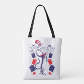 Tote Bag Chat dans le Casquette | Lecture de livres (Dos)