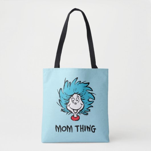Tote Bag Chat dans le Casquette | Une chose deux - Maman ch (Devant)
