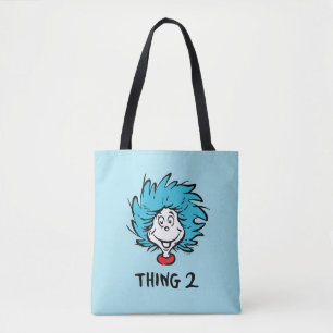 Tote Bag Chat dans le Chapeau Chose Deux