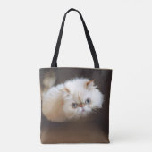 Tote Bag Chat dans une boîte (Dos)