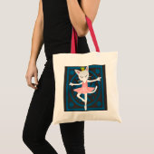 Tote Bag Chat de ballet (Devant (produit))