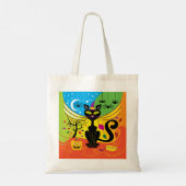 Tote Bag Chat de brise effrayant (Dos)
