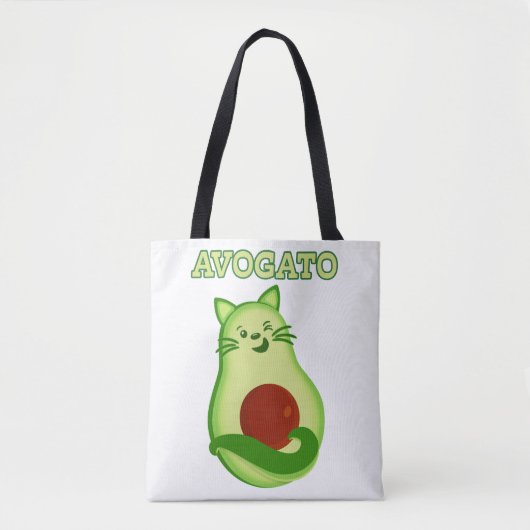 Tote Bag Chat de cétonique Kitty d'avocat clignant de (Devant)