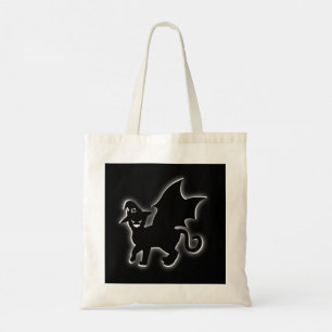 Tote Bag Chat de chauve-souris Halloween