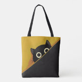 Tote Bag Chat de dessin animé (Dos)