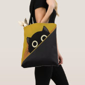 Tote Bag Chat de dessin animé (De près)