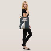 Tote Bag Chat de dessin animé mignon (Sur le modèle)