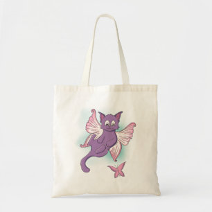 Tote Bag Chat de fée pourpre