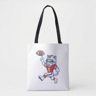 Tote Bag Chat de foot drôle