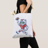 Tote Bag Chat de foot drôle (De près)