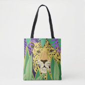 Tote Bag Chat de jungle (Devant)