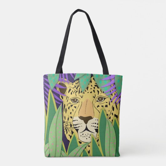 Tote Bag Chat de jungle (Dos)