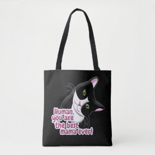 Tote Bag Chat de la Fête des Mères