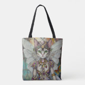 Tote Bag Chat de la reine des neiges de la Brigade des papi (Dos)