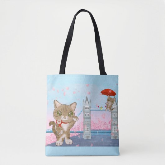 Tote Bag Chat de Londres (Devant)