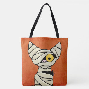 Tote Bag Chat de maman de Halloween