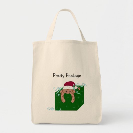 Tote Bag Chat de Noël (Devant)