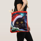 Tote Bag Chat de Noël 1 (De près)