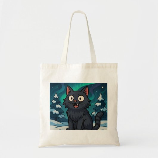 Tote Bag Chat de Noël islandais Yule (Devant)