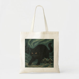 Tote Bag Chat de Noël islandais Yule