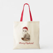 Tote Bag Chat de Noël Meowy (Dos)
