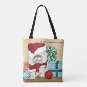 Tote Bag Chat de Noël Perse (Dos)
