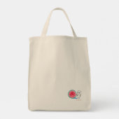 Tote Bag Chat de pastèque avec points (Dos)