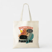 Tote Bag Chat de Pavlov - Psychologie drôle (Dos)