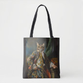 TOTE BAG CHAT DE RENAISSANCE SHOULDER FOURRE-TOUT (Devant)