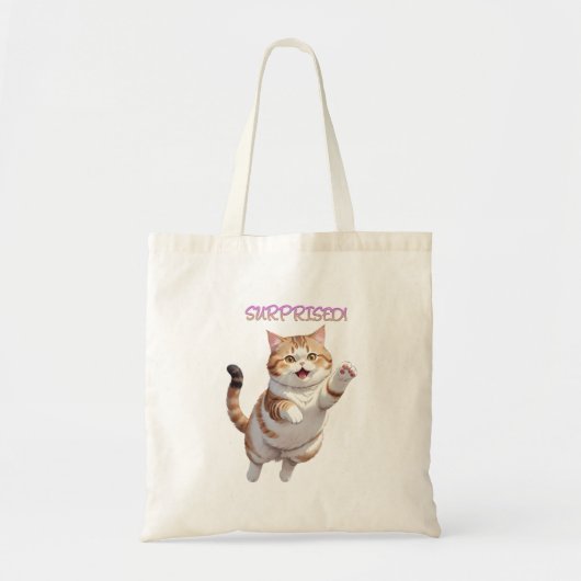 Tote Bag Chat de saut (Devant)