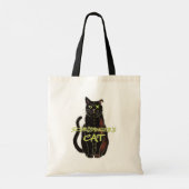 Tote Bag Chat de Schrodinger physique amusante (Dos)