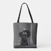 Tote Bag Chat de sorcière simplement magique (Dos)