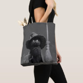 Tote Bag Chat de sorcière simplement magique (De près)