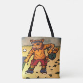 Tote Bag Chat de tennis de table (Dos)