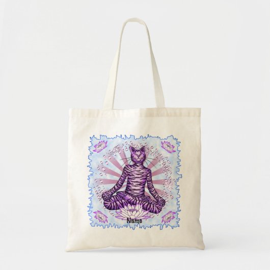 Tote Bag Chat de Yoga (Devant)