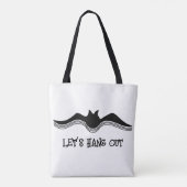 Tote Bag Chat d'Halloween, Allons-y (Dos)